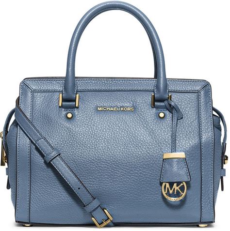 michael michael kors collins md satchel cement|Michael Kors Women's Medium Collins Leather Top.